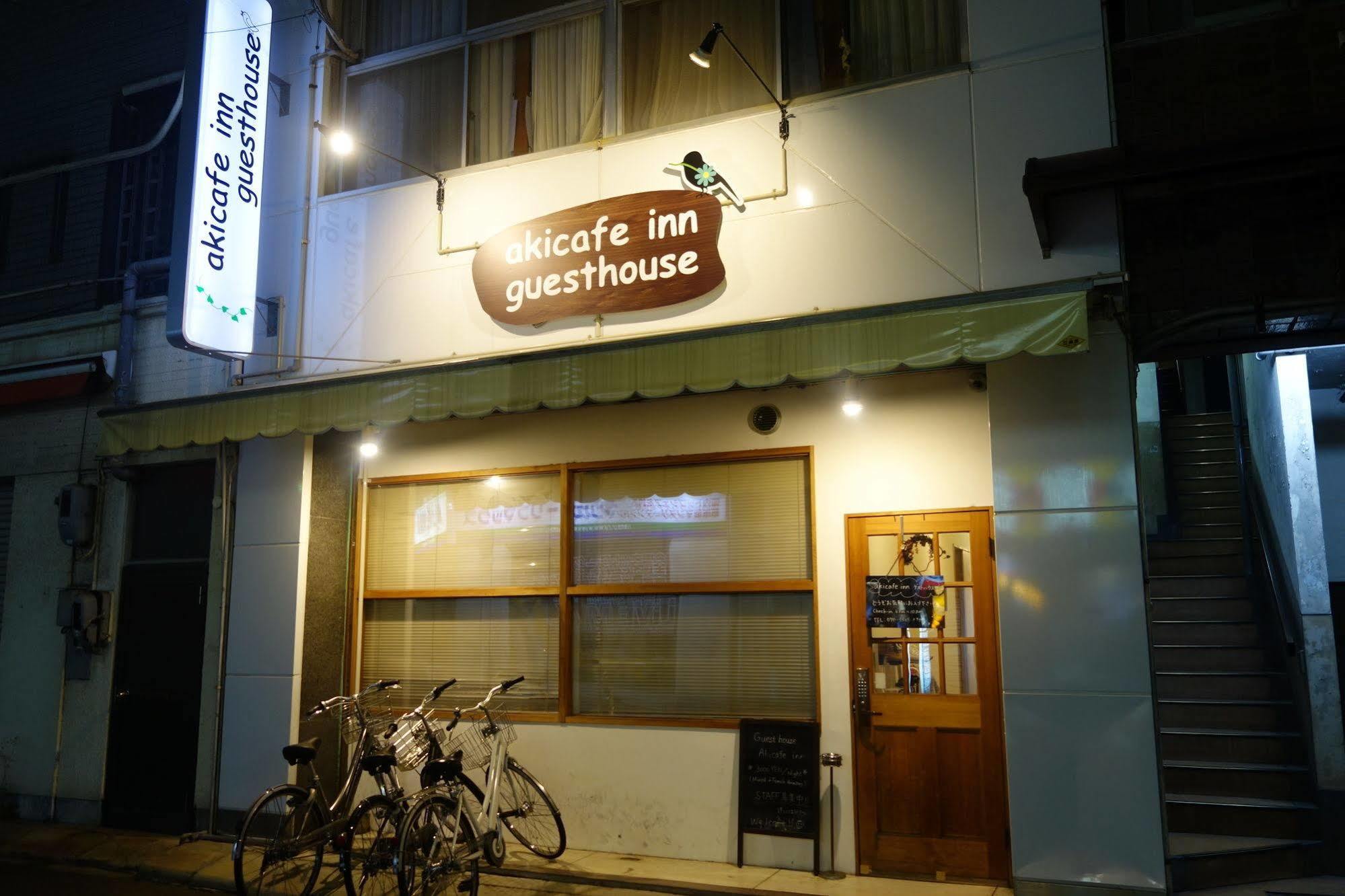 Pensión Akicafe Inn Hiroshima Exterior foto
